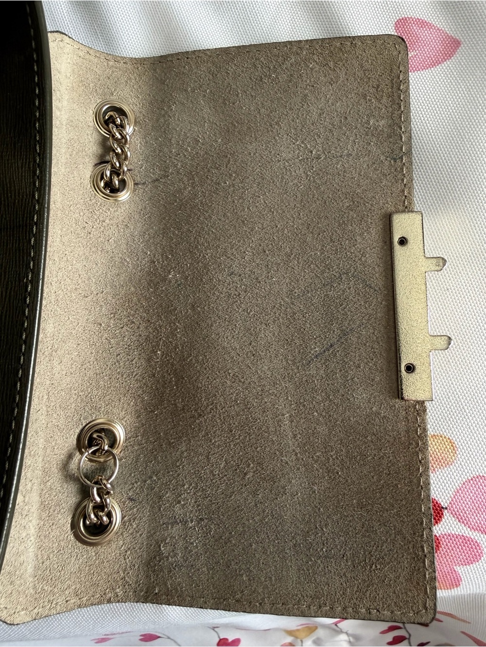 Furla Bella Mini Crossbody Bag – Olive Green Saffiano Leather - Picture 10 of 11